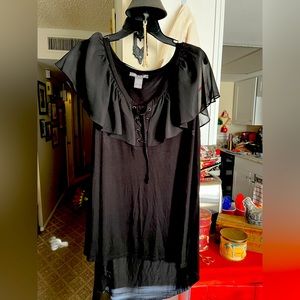 Kate & Mallory 1X like new TShirt with collar. So pretty. Very soft.